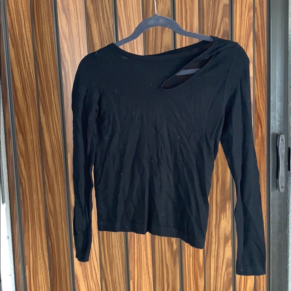 Black long sleeved shirt